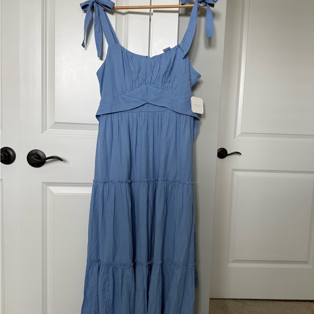 Altar'd State Light Blue Maxi Dress NWT